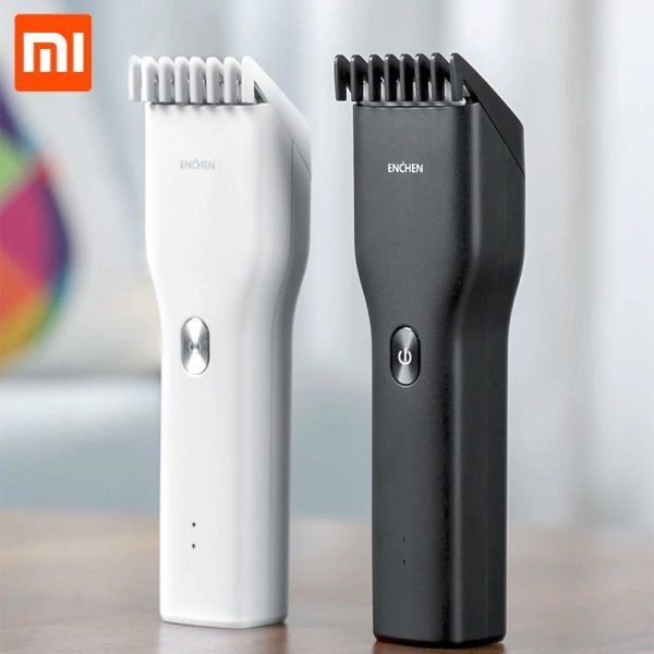 Xiaomi Mi Hair Clipper-Fast Charging Rechargeable Hair Trimmer With Two Speed Ceramic Cutter (Enchen Boost)