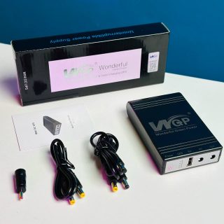 WGP mini UPS + GearUP Adapter Combo Pack (5/9/12V- 8800mAh + 12/3A)