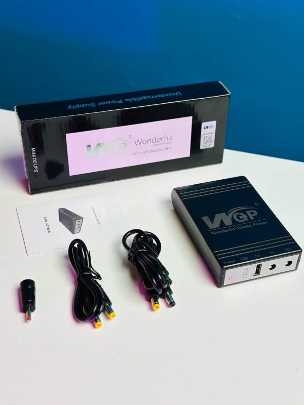 WGP mini UPS + GearUP Adapter Combo Pack (5/9/12V- 8800mAh + 12/3A)